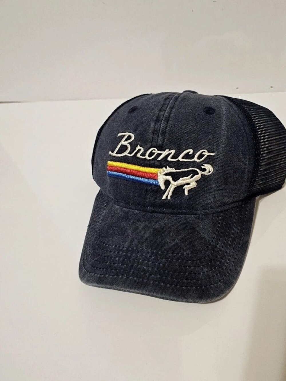 Ford Bronco Trucker Hat Snapback Navy New with Tags